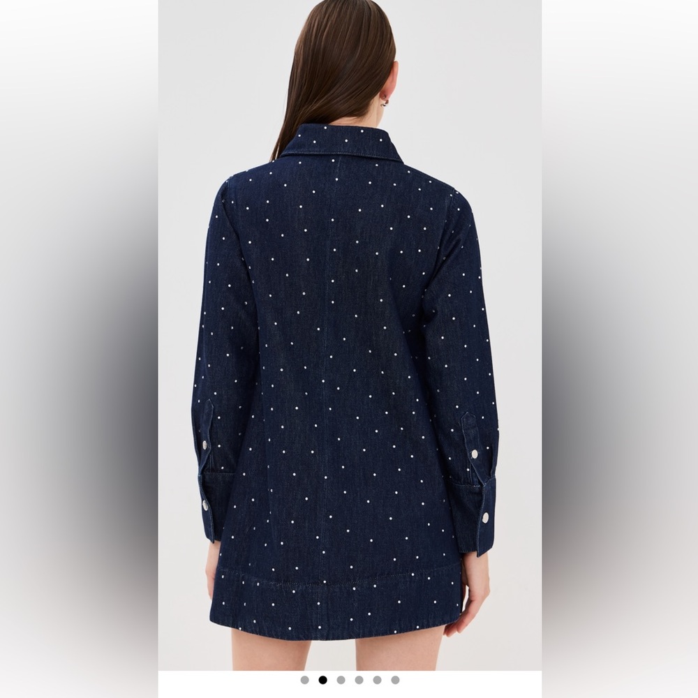 Aligne Grace Dress Sz 4 in Indigo - Picture 2 of 5
